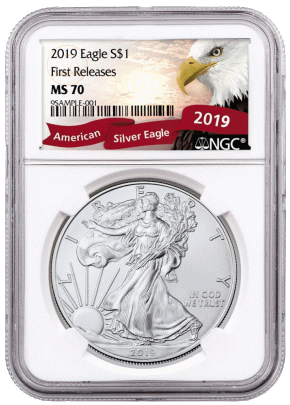 MS70 Silver American Eagle &ndash; Random Date (NGC/PCGS)