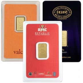 2.5 g Gold Bar &ndash; Secondary Market (Random Brand)