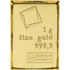Valcambi 1 gram Gold Bar &ndash; Breakaway from CombiBar&trade; (No Assay)