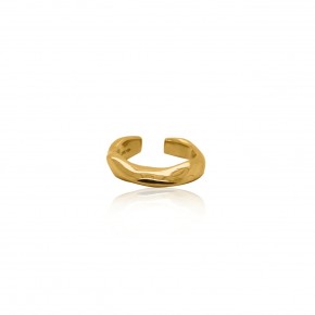 Molten Natural Design Ring &ndash; 24K Pure Gold
