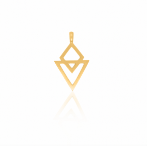Victorious Arrow Pendant &ndash; 24K Pure Gold