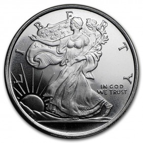 1/2 oz .999 Fine Silver Rounds