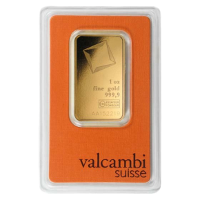 1 oz Valcambi Gold Bar (in Assay Card)