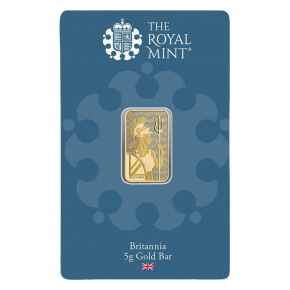 5 g Gold Bar &ndash; The Royal Mint Britannia (in Assay)