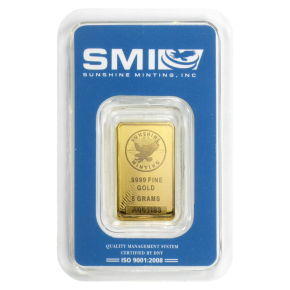 5 g Gold Bar &ndash; Sunshine Minting (Mint Mark SI&trade;, in Assay)