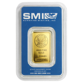 10 g Gold Bar &ndash; Sunshine Minting (in Assay)