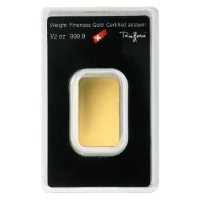 1/2 oz Argor-Heraeus Gold Bar (.9999 Fine)