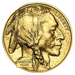 1 oz American Gold Buffalo Coin BU (Random Year)