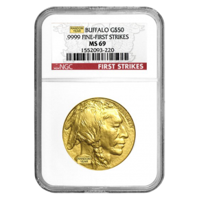 1 oz American Gold Buffalo MS-69 NGC/PCGS (Random Year)