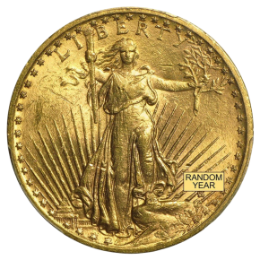 $20 Saint-Gaudens Gold Double Eagle (Pre-1933, BU, Random Year)