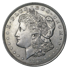 1921 Morgan Silver Dollar BU