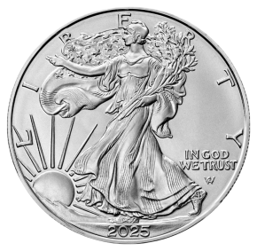 1 oz American Silver Eagle Coin BU (2025)