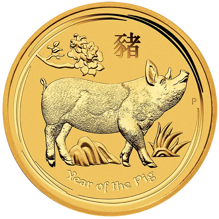 Perth Mint Year of the Pig Gold Coins