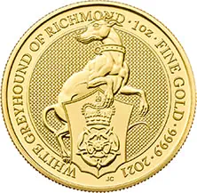 Gold Queen's Beast Coins