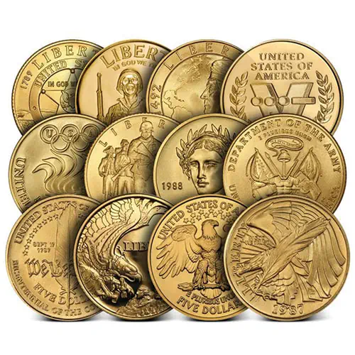 US Mint Gold Commemorative Coins