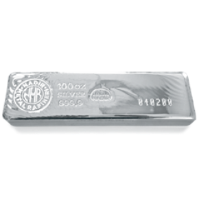 100 oz Silver Bars