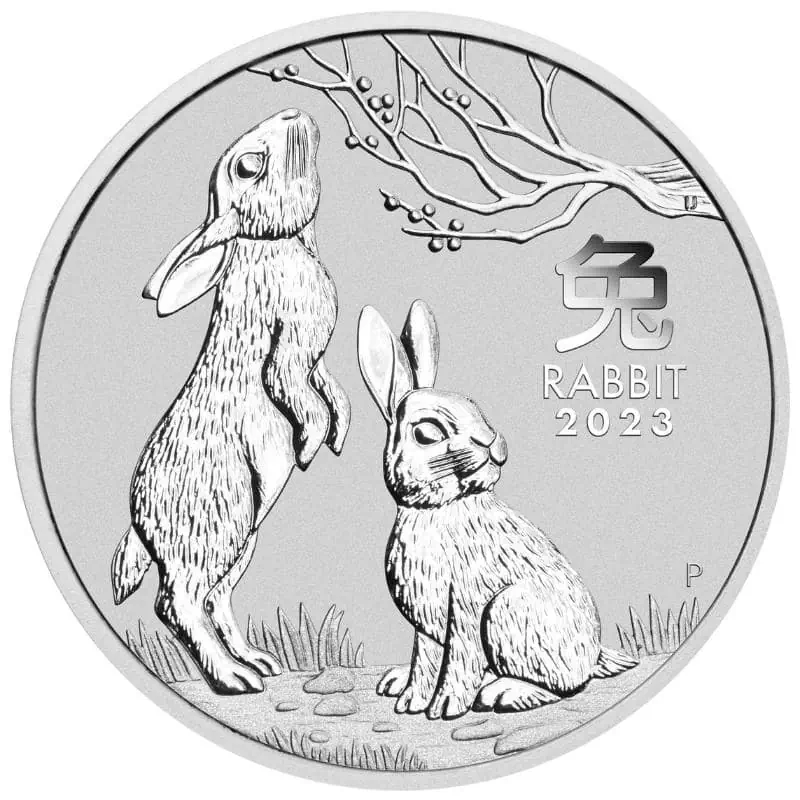 Perth Mint Year of the Rabbit Silver Coins (Lunar Series III)